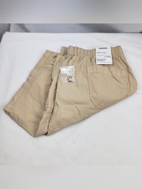 SONOMA MEN’S Elastic Waist khaki Bermuda Shorts Size XL NWT